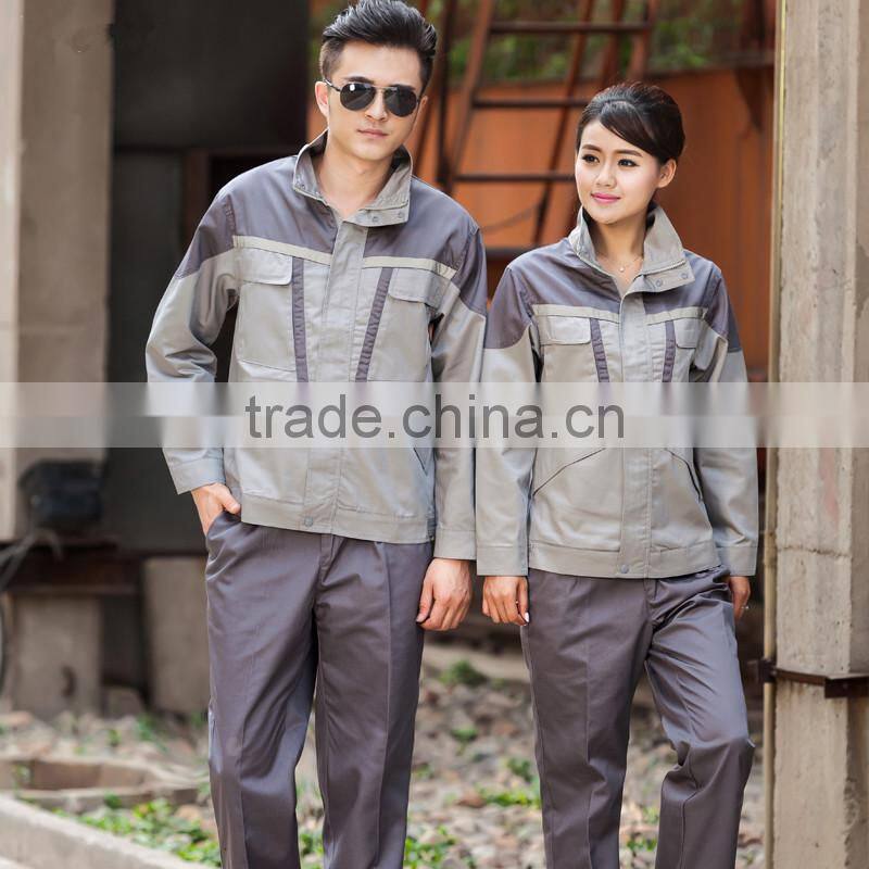 2015 latest customized maintenance factory worker uniform coverall long-sleeve uniform