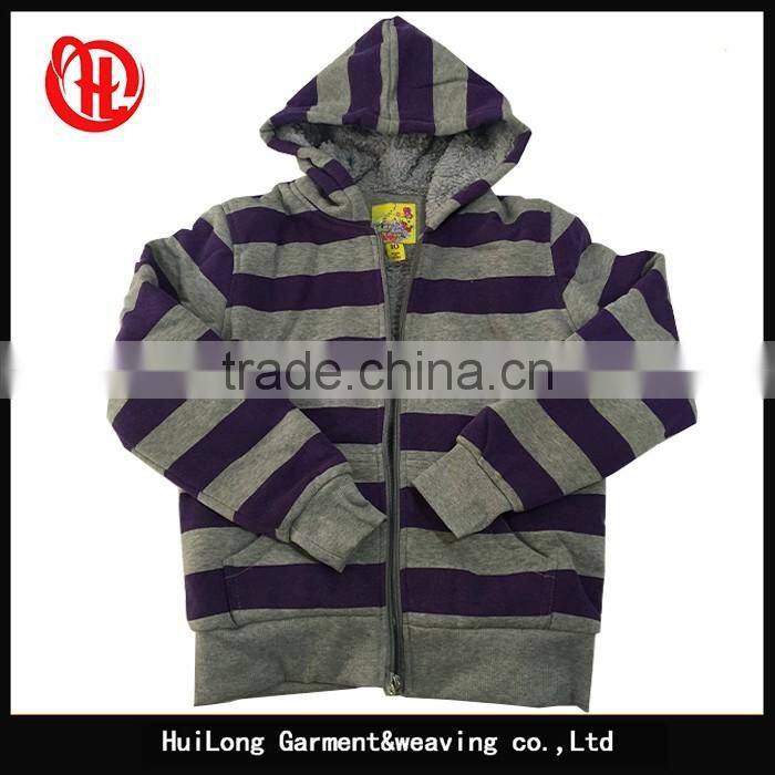 wholesale children custom logo hoodies sportswear coat childs fur jacket coat