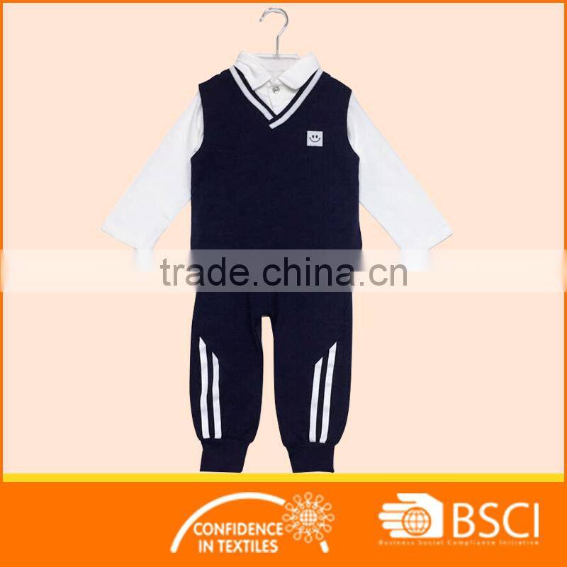 Handsome Stylish 3 PCS Children's School Boy Clothing Set