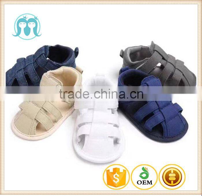 2017 Cheap Fashion Blue baby walker shoes baby boys shoes Gray Children first walker Toddler summer sandals