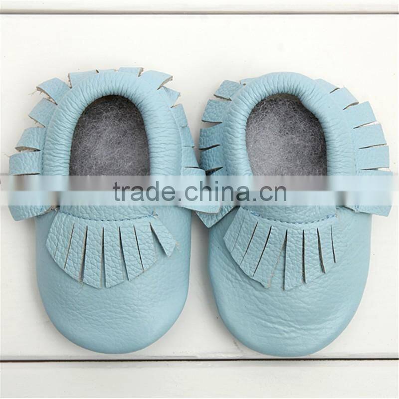 New Baby Tassel Soft Sole PU Leather Shoes Toddler Moccasin 0-24 Months