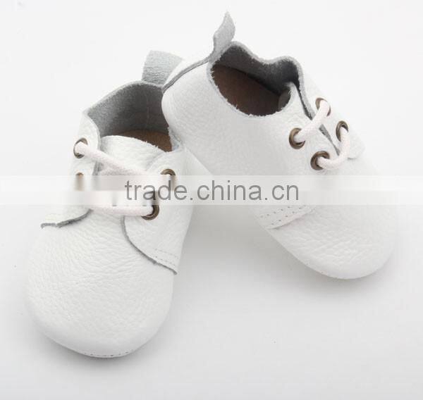 Comfortable soft handmade oxford baby shoes