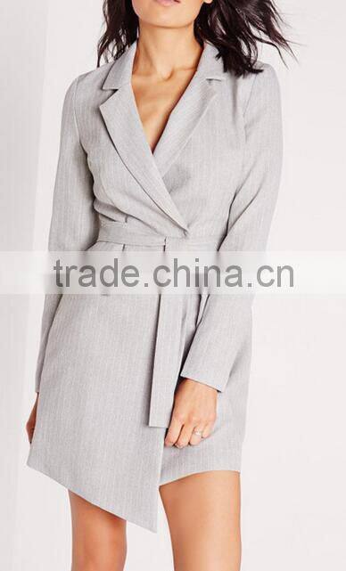 Runwaylover EY2186D New Design 2017 Ladies Blazer Style Casual Dress