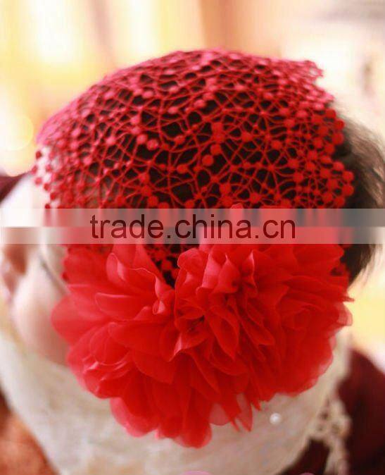 fabric flower baby headbands