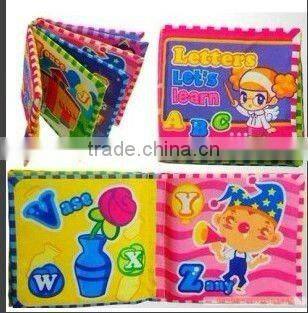 Cloth Baby Book, educational Printing baby soft book
