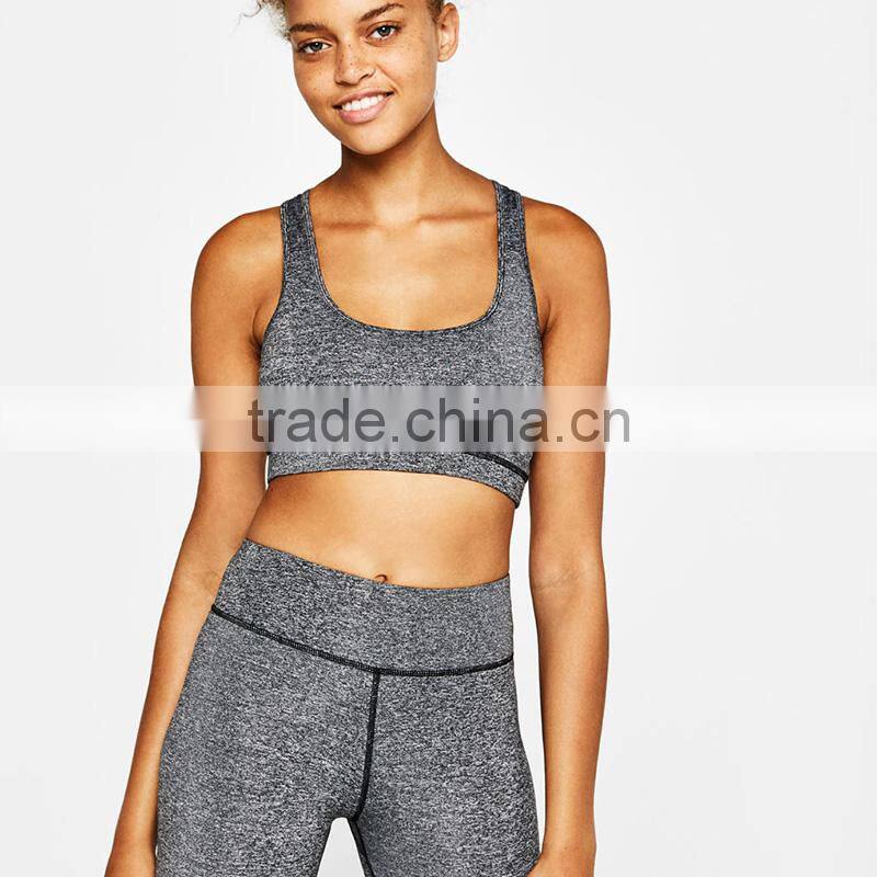 New technical top with slogan women's black racerback sports tank tops