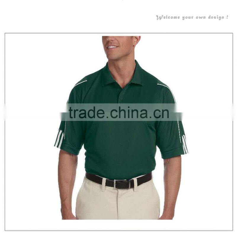 2015 mens high quality 100% polyester dry fit bowling polo shirt