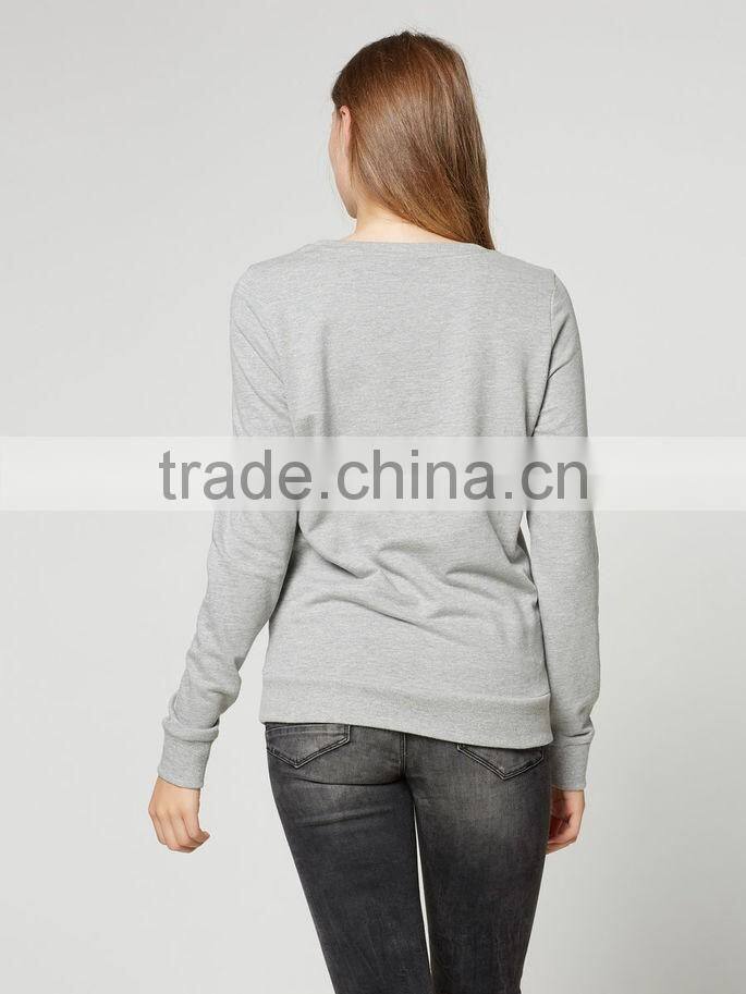 2016 Wensfashion costume women leather cool tee shirts and long sleeved cheap sweatshirts for women