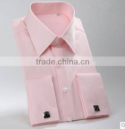 2014 Mens Slim fit Unique neckline stylish Dress long Sleeve Shirts Mens dress shirts