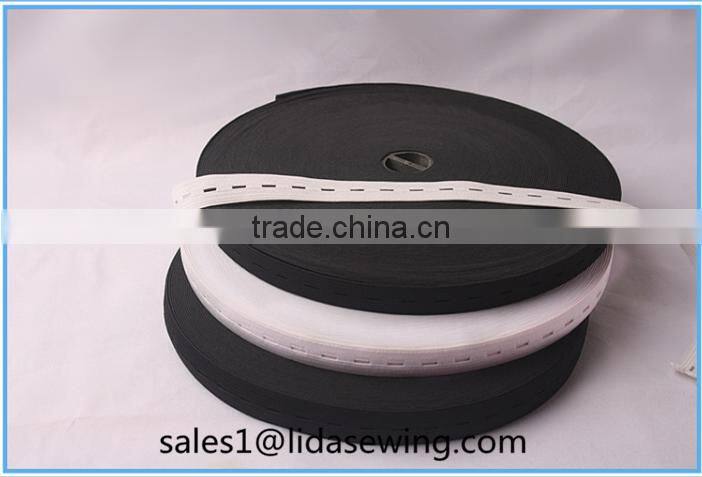 woven buttonhole elastic band webbing