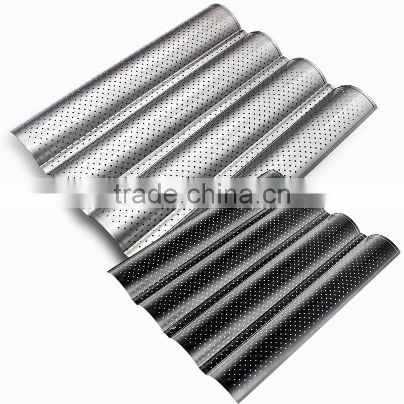 2017 High Temperature Resistant Baguette French Bread Baking Tray Nonstick Carbon Steel Baguette Bread Baking Mold Free Shipping