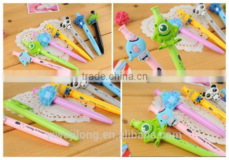 New fashion colorful cute press short ballpoint pen