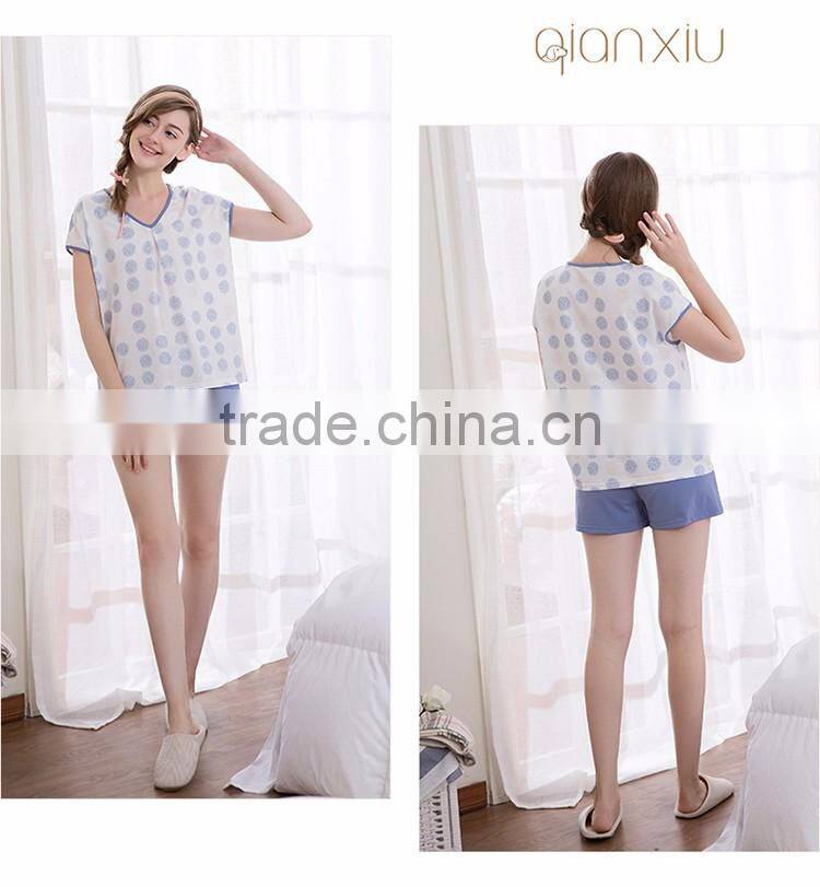New designed Qianxiu cheap bodysuit fashionable sleepwear pajamas