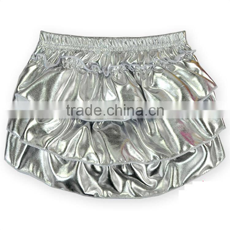 Festive metallic gold bloomers,bubble baby girl bloomers M5112004