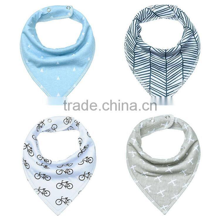 new style baby bandana bibs with button