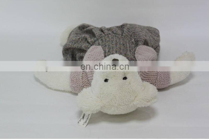 Plush And Stuffed Teddy Bear Animal Baby Toys With Cloth Dress Sweaters