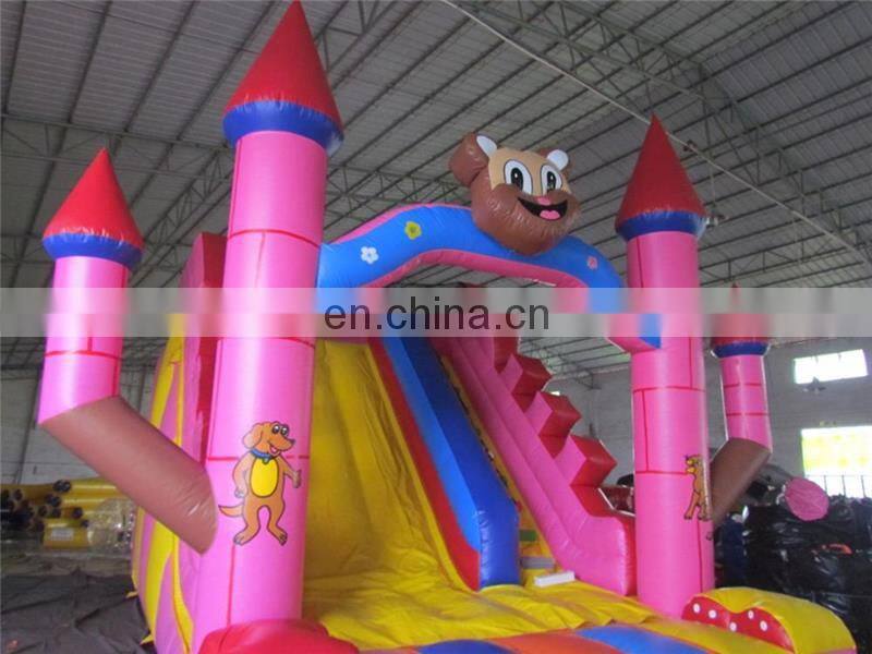 Commercial inflatable bouncy castle with water slide tobogan inflable castillos inflables TOP quality