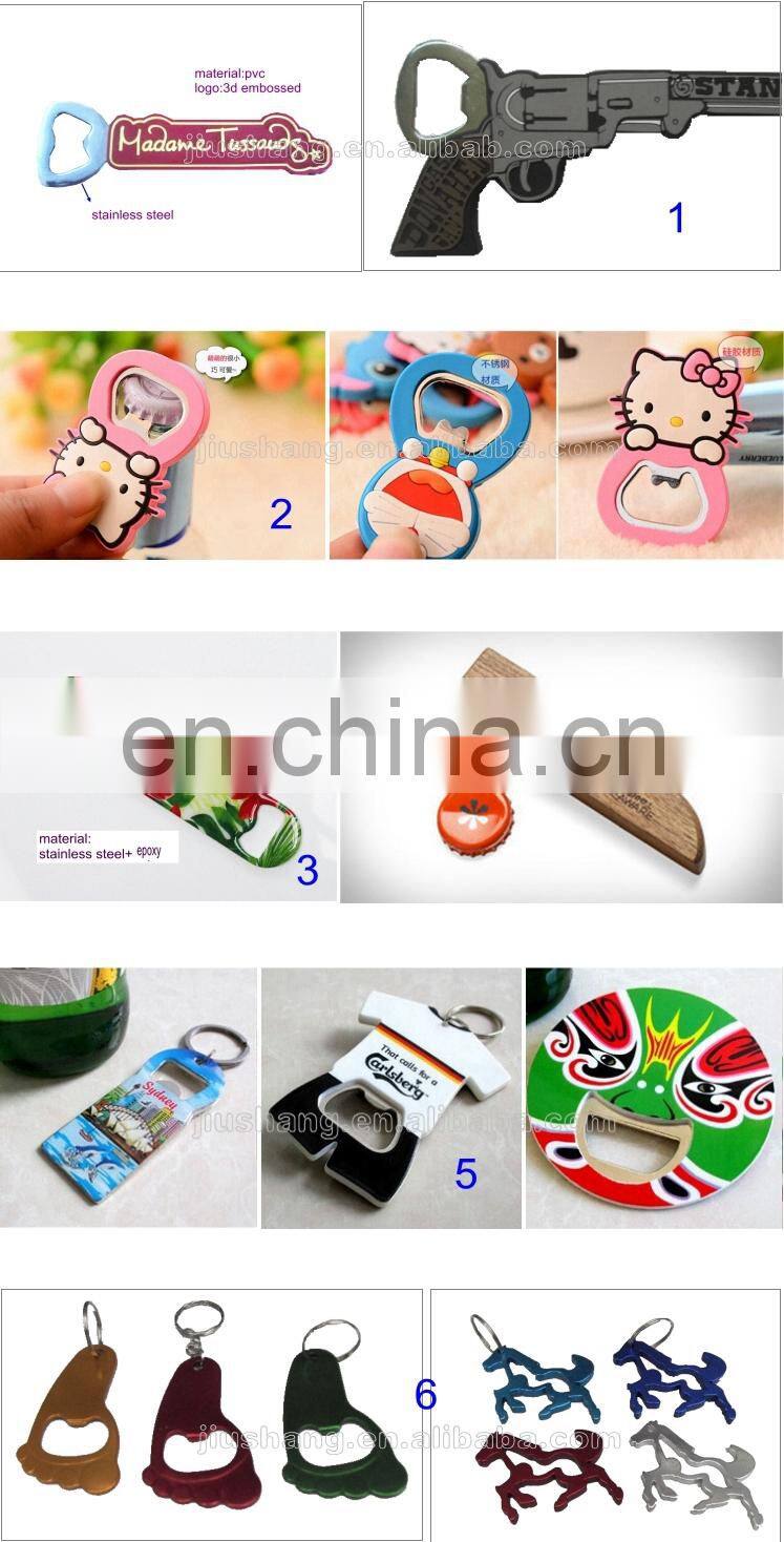 Free Sample Cheap Promotional Multifunctional bottle opener custom