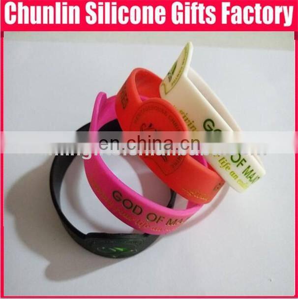 Silicone Wristband with special text