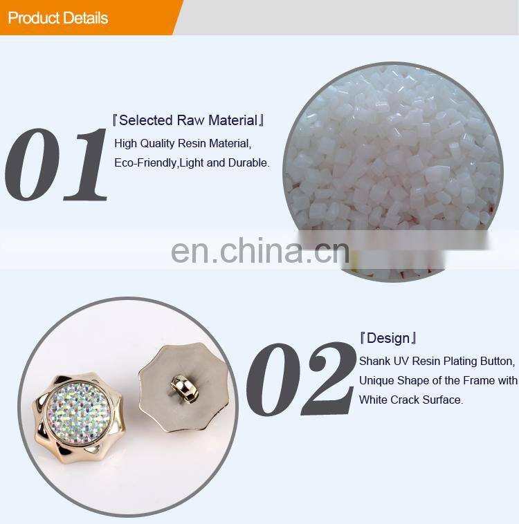 Fashion ABS and Shinny Pearl Combination Button for Suit BA60379