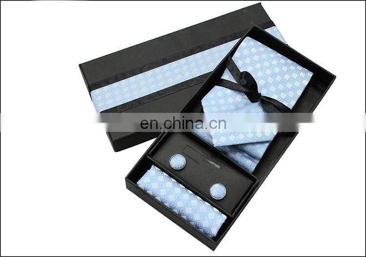 mens tie gift box with cufflink hanky
