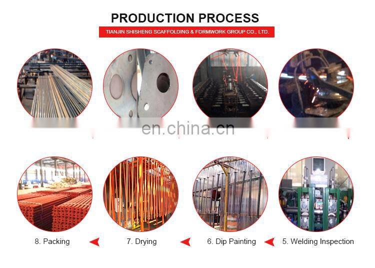 Tianjin Shisheng Group Adjustable Heavy Duty Telescopic Formwork Construction Scaffolding Shoring Prop