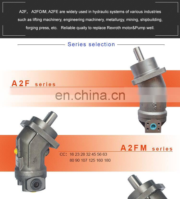 replace Rexroth A2F045 A2F056 A2F063 A2F080 Piston Hydraulic Pump
