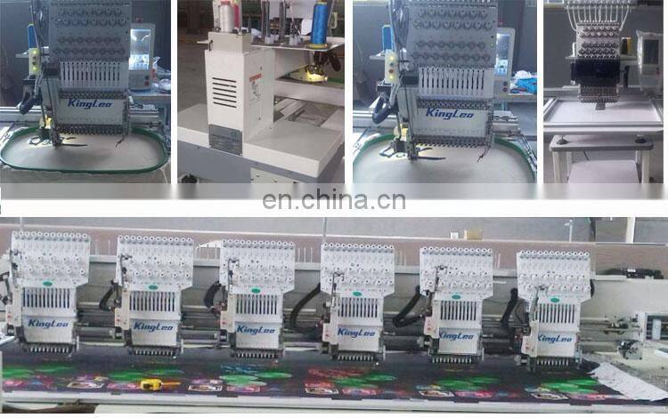 Single head computerized hat embroidery machine flat cap embroidery