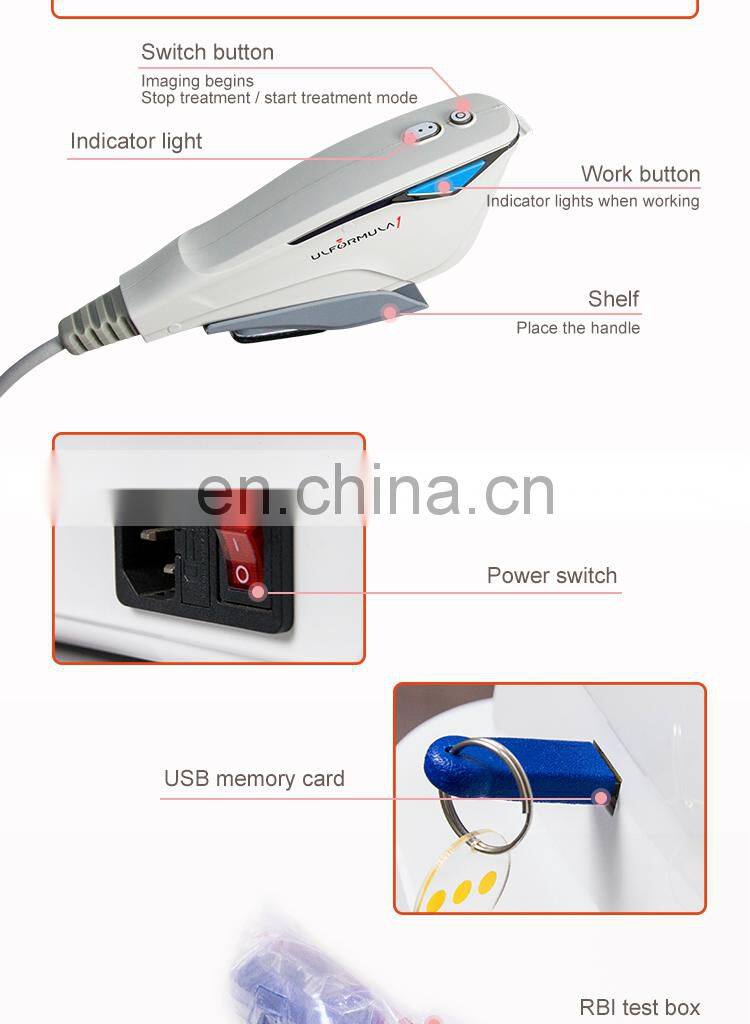 top quality face lifting hifu for facial treatment hi fu