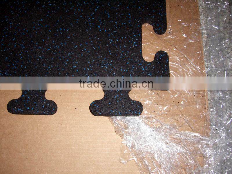 weight room interlocking rubber mat