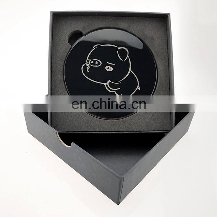 10W Fast Charging Charger Promotional Qi Wireless Charger with Customized Glowing logo