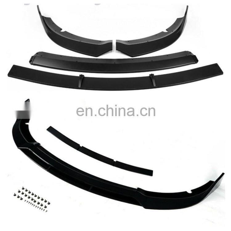 Car other exterior accessories front lip side skirt spoiler bumper lip front lip splitter for Dodge Charger SRT 2015-2019