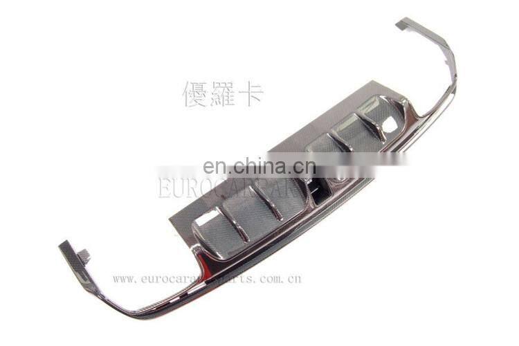 carbon fiber S63 B850 diffuser fit for S-class W222 S63/S65 to B850 carbon fiber rear diffuser with exhaust tips