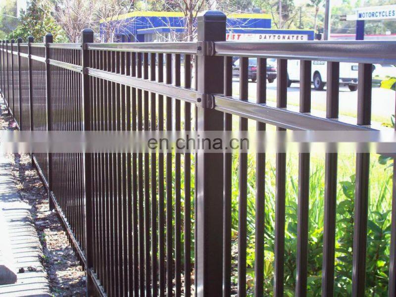high quality smooth top steel fencing