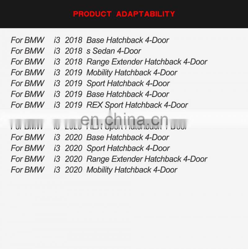 Real front bumper carbon fiber front lip for BMW i3 2018-2020 no for i3s