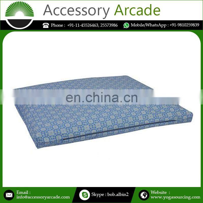 Best Selling Premium Quality 100% Cotton Made Comfortable Zabuton Cushion Yoga Mat For Peaceful Meditation