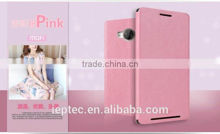 MOFi Case Housing for HTC One ME, Mobile Phone Coque Flip Leather Back Cover for HTC OneME