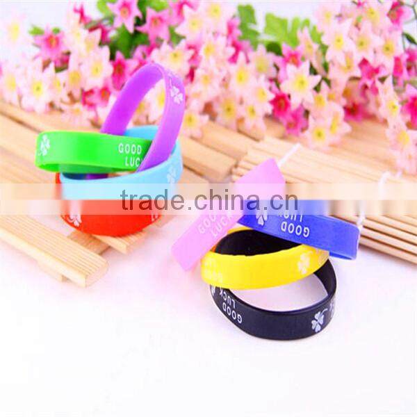 Manufacturer from china stretch silicone bracelet
