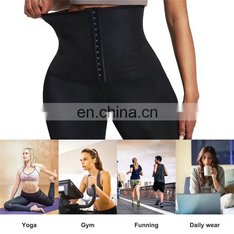 Body Shaper Neoprene Fat Burning Waist Trainer Tummy Control Shapewear Yoga Pants Fitness