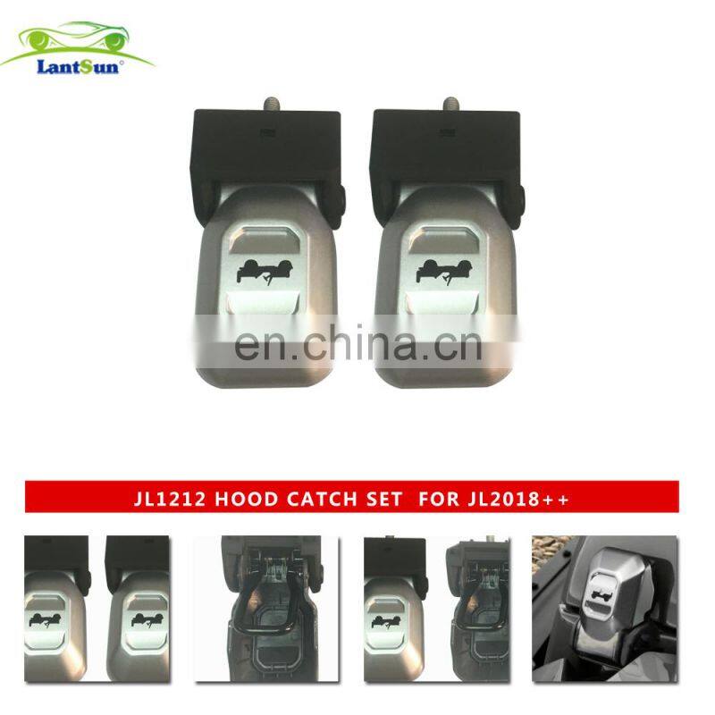 ABS engine hoods latch bonnet lock for jeep for wrangler jl with logo JL1212