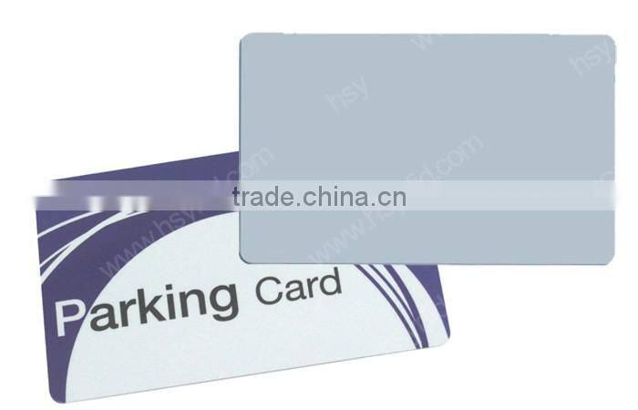 DIY design printing uhf entrance access card for car parking