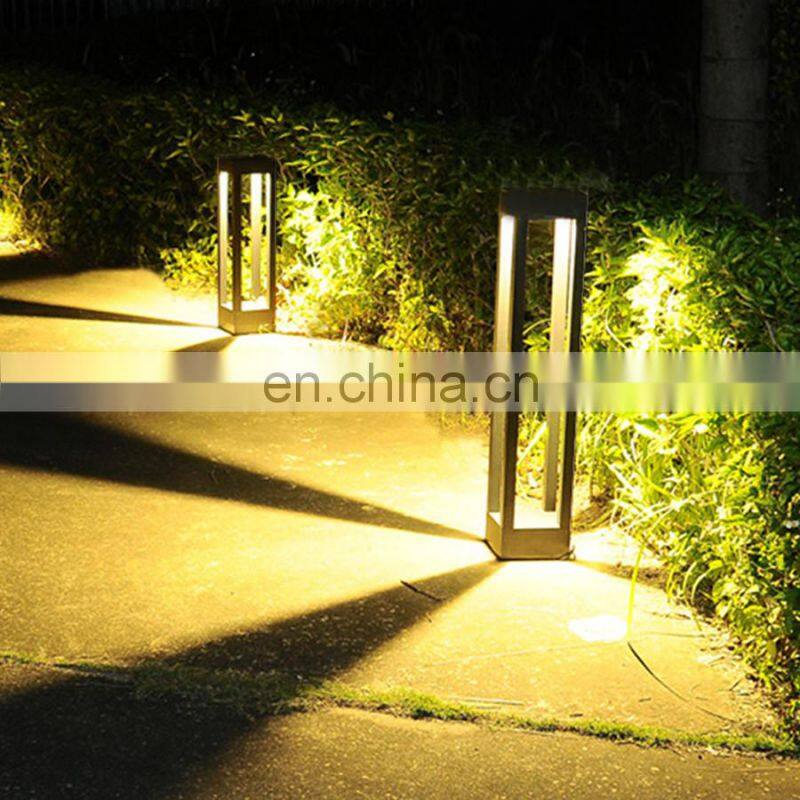 Outdoor Waterproof Lawn Lamp Modern Simple Garden Landscape Pillar light Pathway landscape Villa Garden Bollard Light
