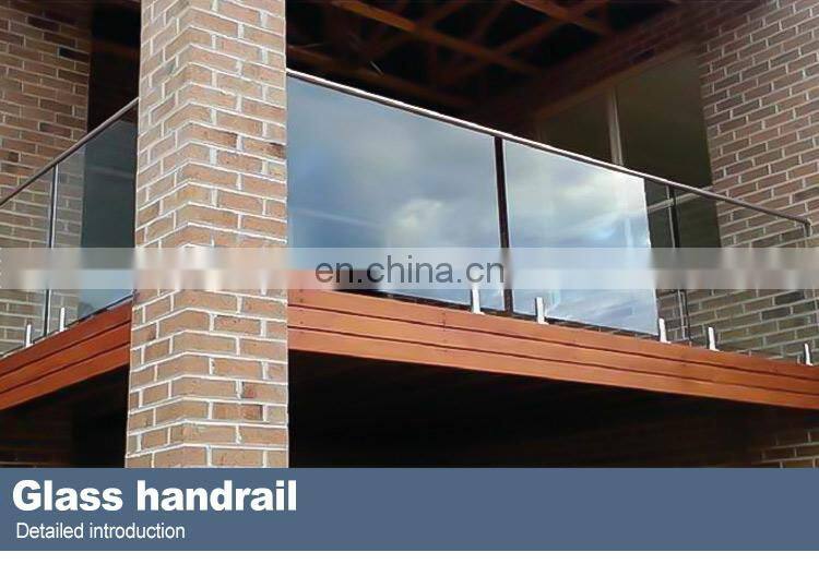 Superhouse CA Modern High Quality Outdoor U Channel Glass Balustrade With Low Price For California