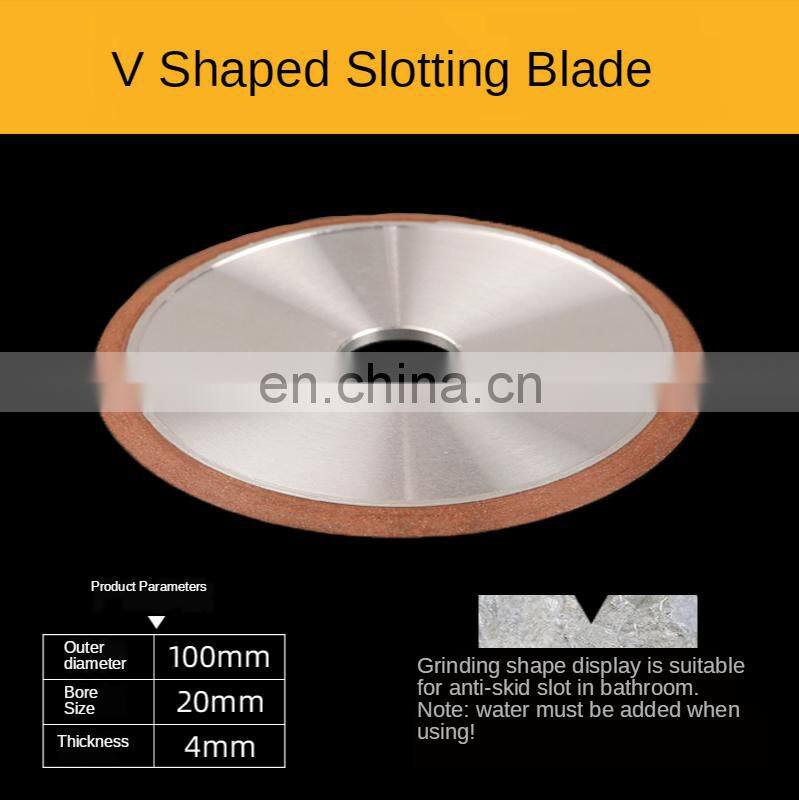 For Wandeli qx-zd-1200 tile cutting machine ceramic tile bevel round edge grinding wheel slotting saw blade