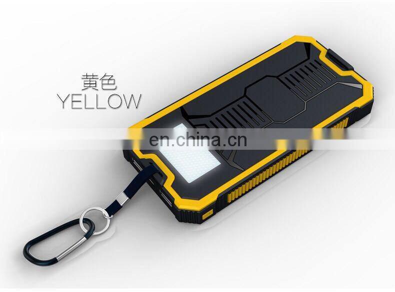 High Efficient Solar Power Bank 10000mah, 20000mAh Solar Charger for mobile phones/tablet PC/other electronics,solar power banks