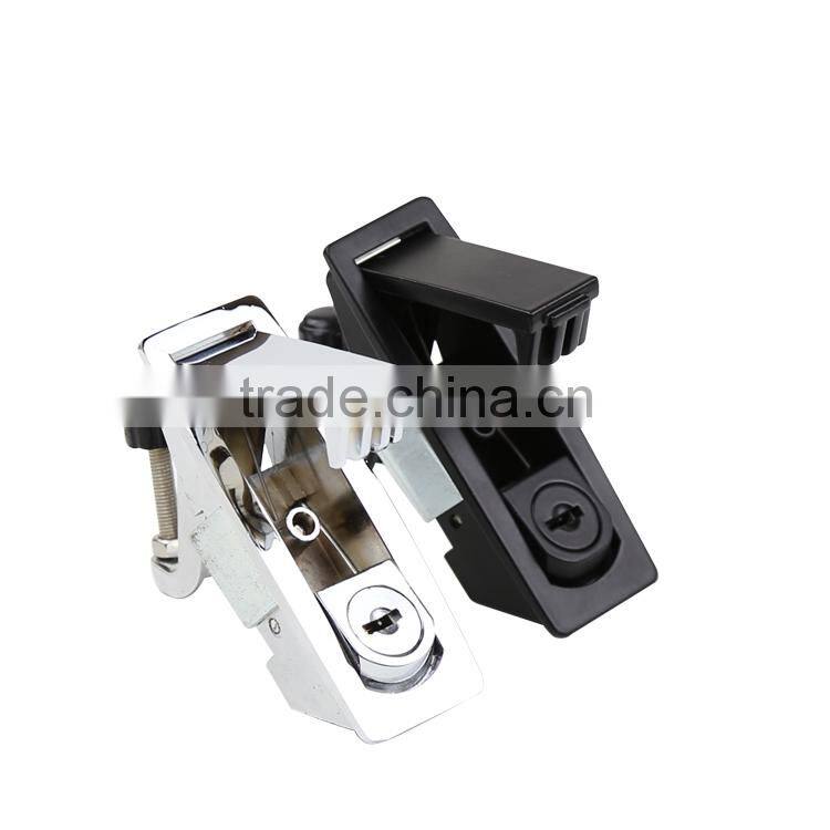 Swing Handle Chrome Plated Metal Plane Lock for electric cabinet