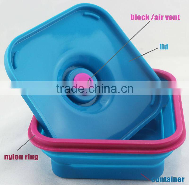 BPA Free And Eco-Friendly pink food storage containers