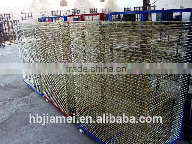 silkscreen rack for drying screen printing textile