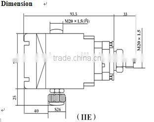 E+H pressure transmitter