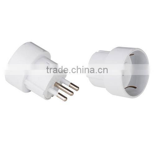 Portable Upgrade Italy Italian Type L to EU US China Japan plug travel adapter converter